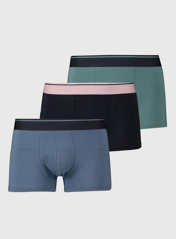 Assorted Plain Hipsters 3 Pack - XXXL